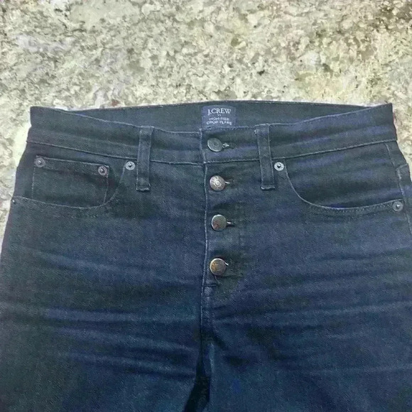 J. Crew High Rise Flare Crop Jeans - Picture 4 of 15